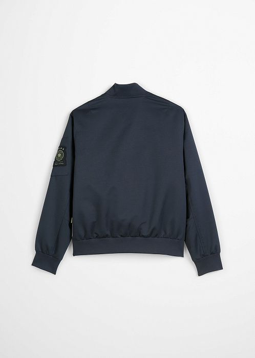 Бомбер прямого кроя