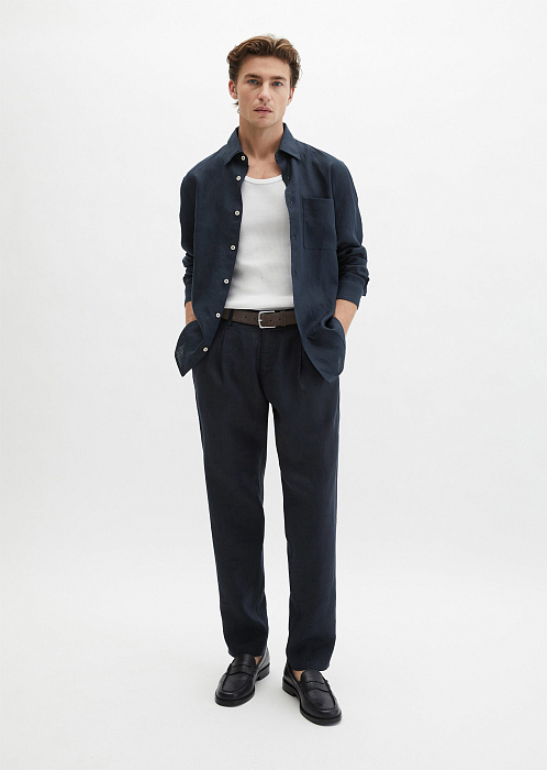 Чиносы изо льна