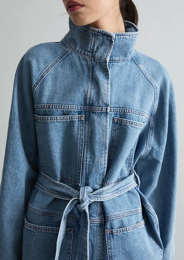 Куртка джинсовая из волокон листьев ананаса