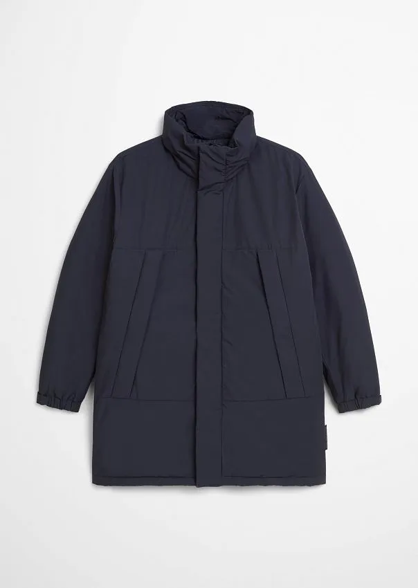 Удлиненная куртка с воротником стойкой и капюшоном Marc o'Polo - фото 6