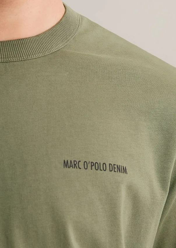 Футболка с крупным принтом из органического хлопка Marc o'Polo - фото 4