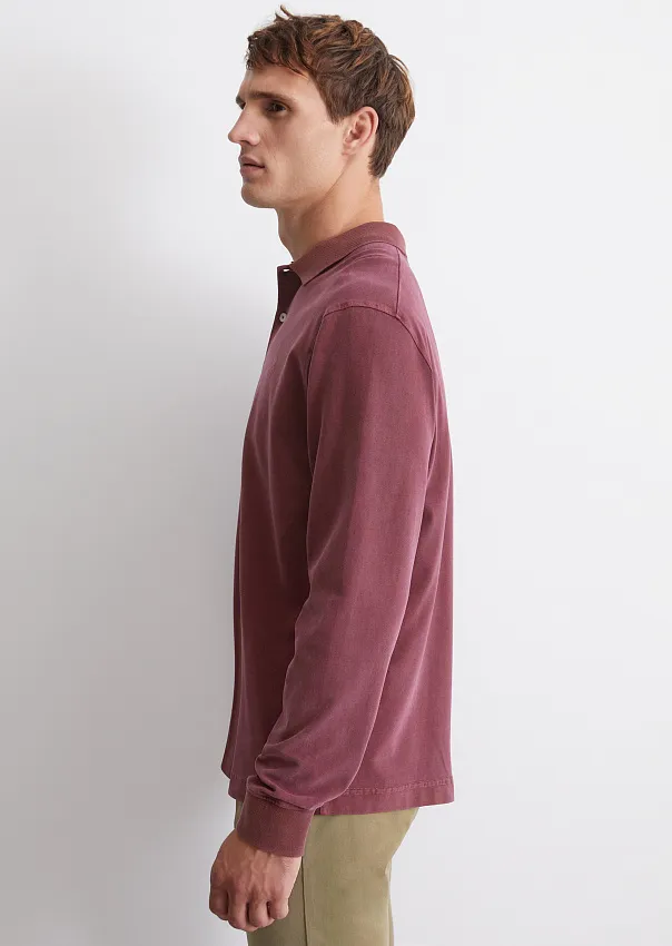 Поло с длинными рукавами