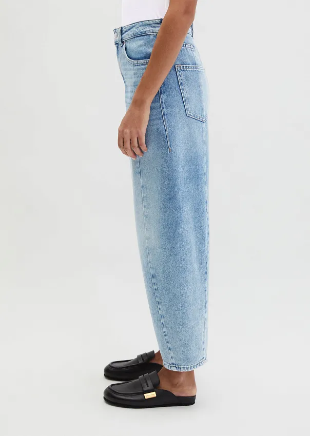 Джинсы широкие из органического хлопка