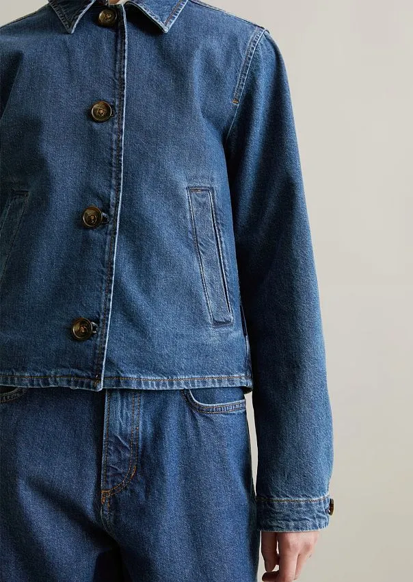 Джинсовая куртка из органического хлопка Marc o'Polo - фото 4