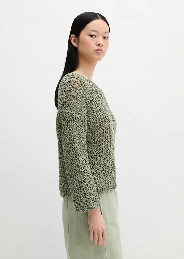 Свитер из смесового хлопка
