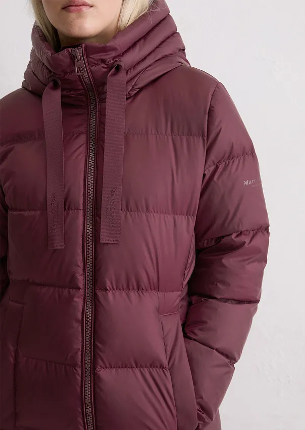 Пуховик с фиксированным капюшоном Marc o'Polo - фото 4
