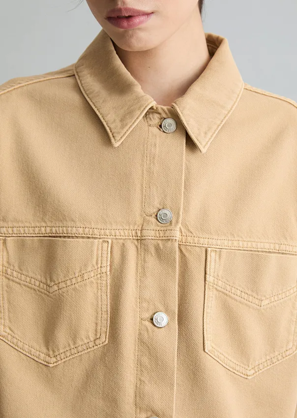 Куртка джинсовая из смеси органического хлопка и лиоцелла