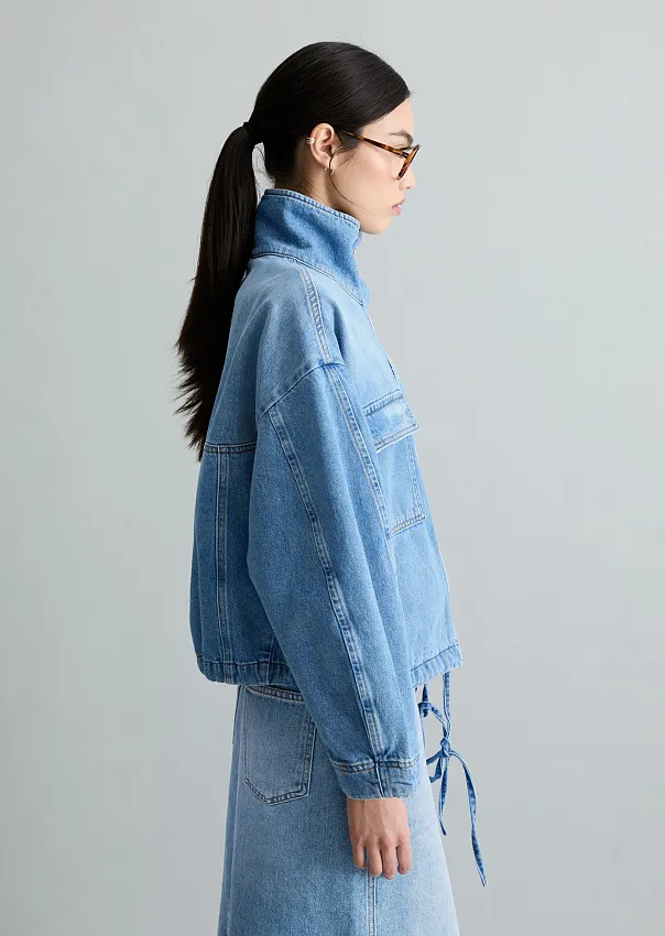 Куртка джинсовая из волокон листьев ананаса