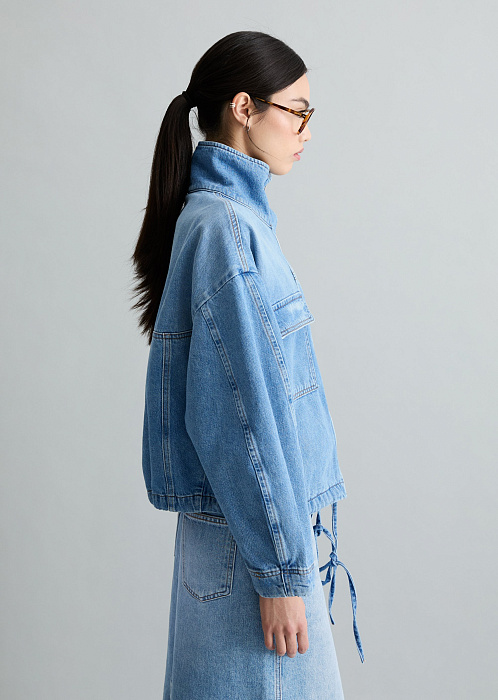 Куртка джинсовая из волокон листьев ананаса