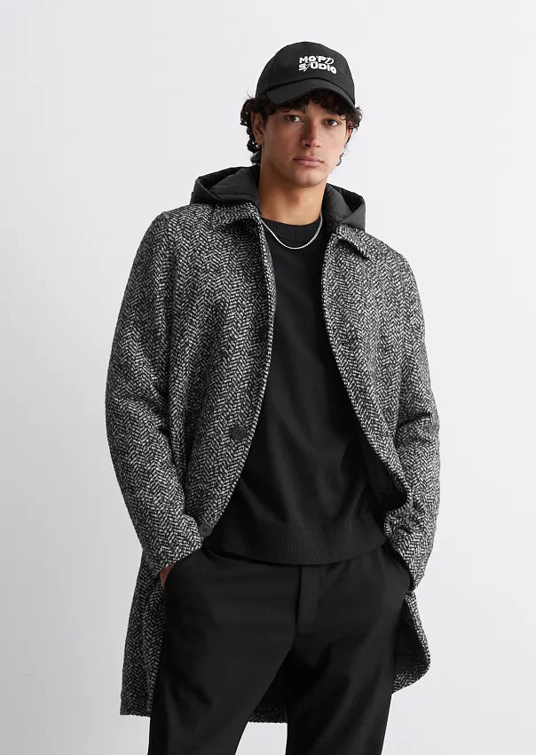 Пальто из смесовой шерсти