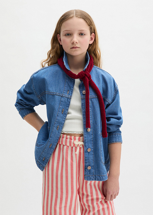 Куртка джинсовая из органического хлопка
