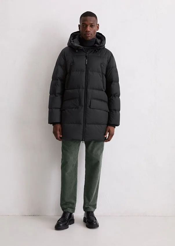 Стеганый пуховик с фиксированным капюшоном Marc o'Polo - фото 3