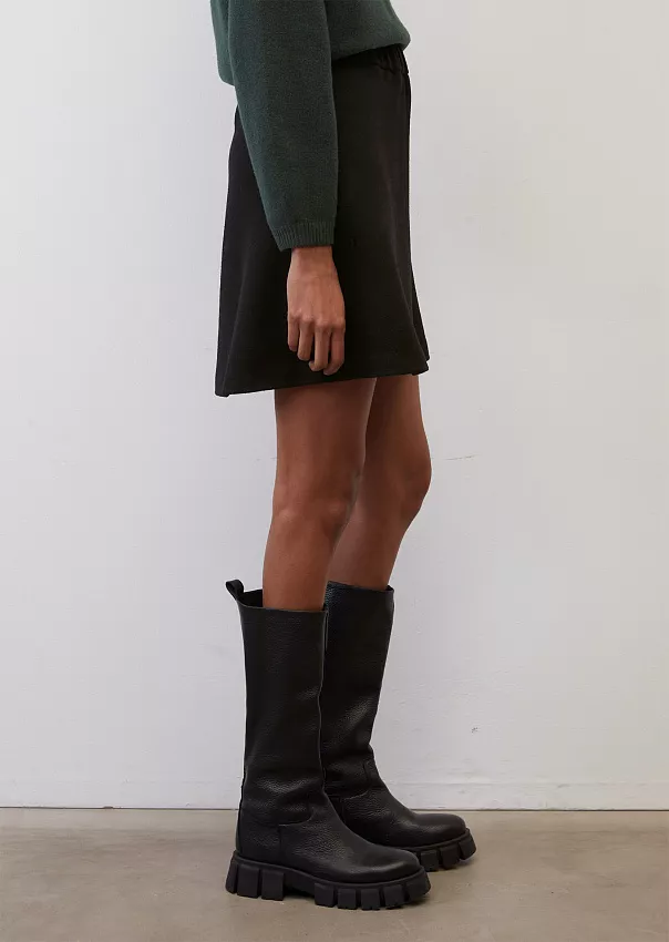 Мини-юбка из шерсти MWOOL® от MANTECO® Marc o'Polo - фото 5