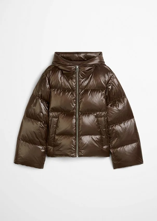 Пуховик из глянцевого нейлона Marc o'Polo - фото 6