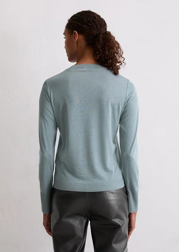 Лонгслив из смеси лиоцелла TENCEL™ и хлопка Marc o'Polo - фото 2