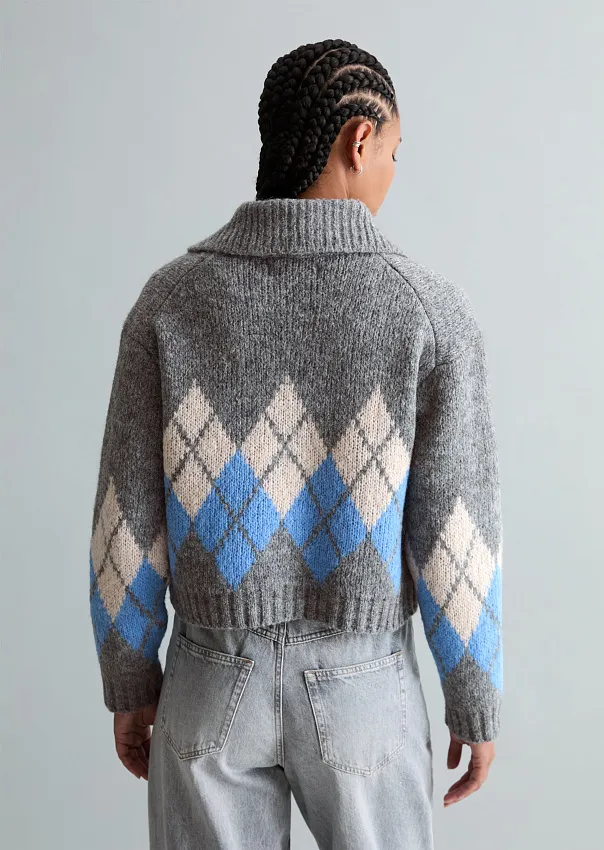 Кардиган жаккардовый с пушистой шерстью альпака Marc o'Polo - фото 2