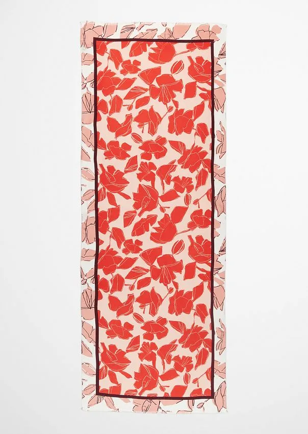 Шарф из модала и купро