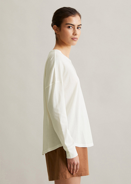 Лонгслив из органического хлопка