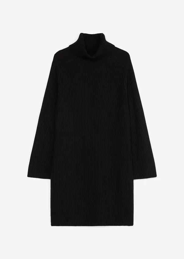 Трикотажное платье из смесовой шерсти