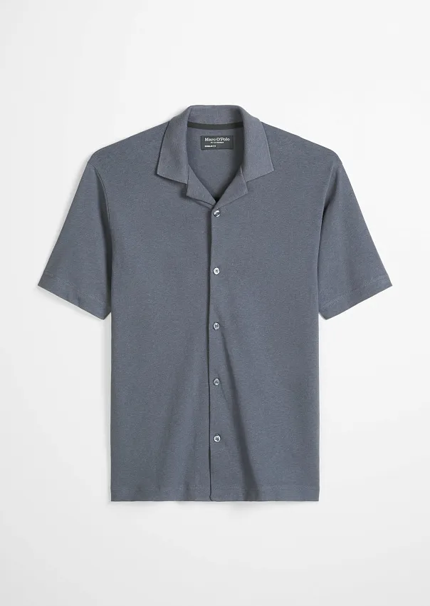 Поло из хлопка и льна
