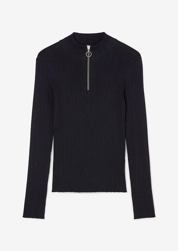 Трикотажный лонгслив из смесового хлопка Marc o'Polo - фото 6