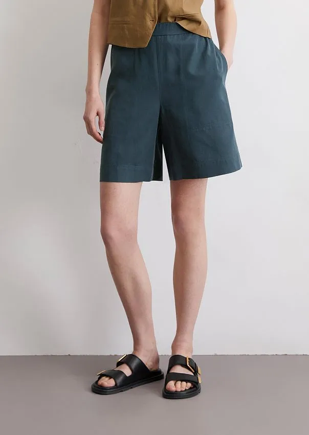 Шорты из лиоцелла и льна Marc o'Polo - фото 3