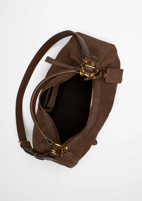 Сумка из натуральной замши