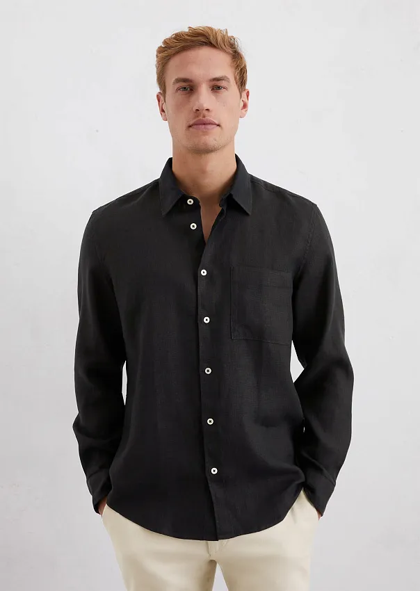 Рубашка из чистого льна Marc o'Polo - фото 1
