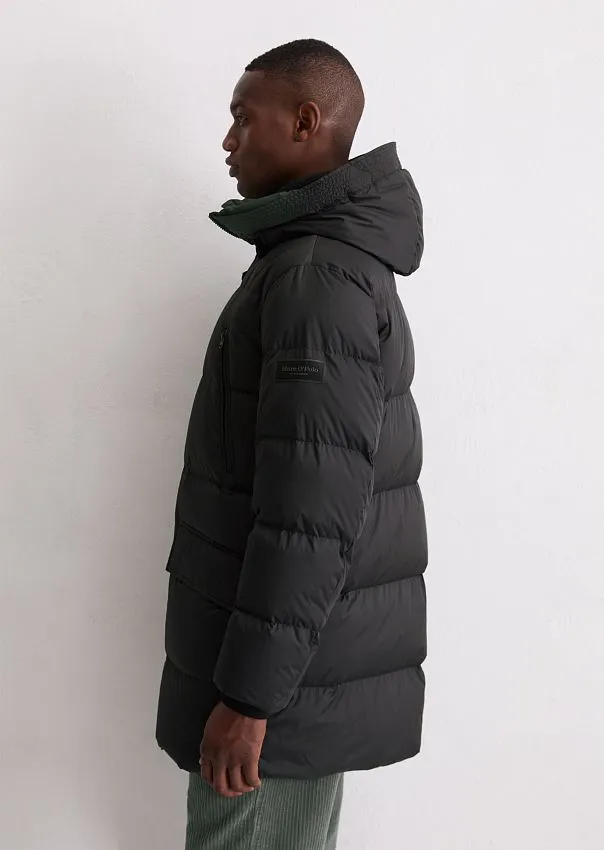 Стеганый пуховик с фиксированным капюшоном Marc o'Polo - фото 5
