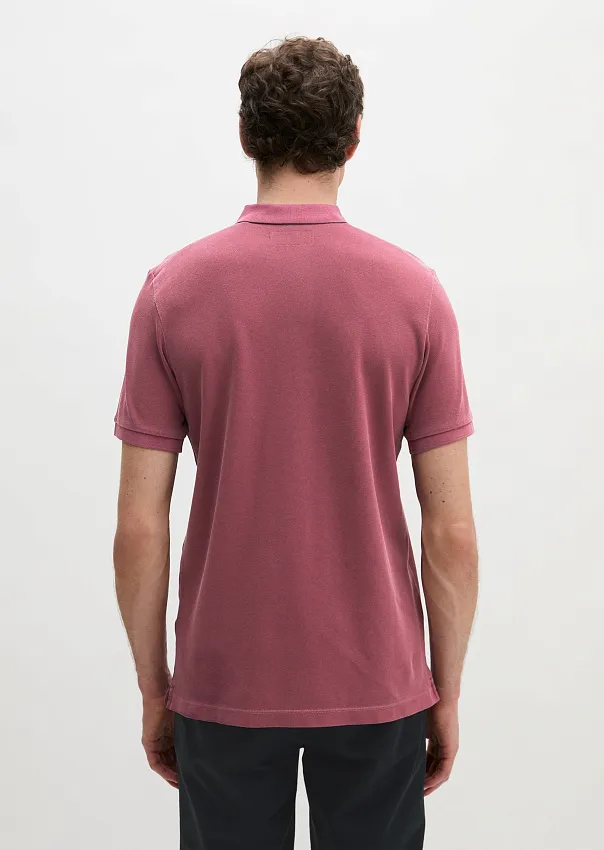 Поло из смесового хлопка