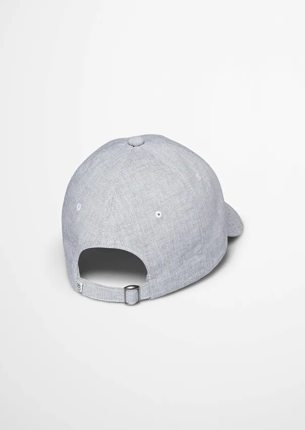 Бейсболка из органического хлопка и льна