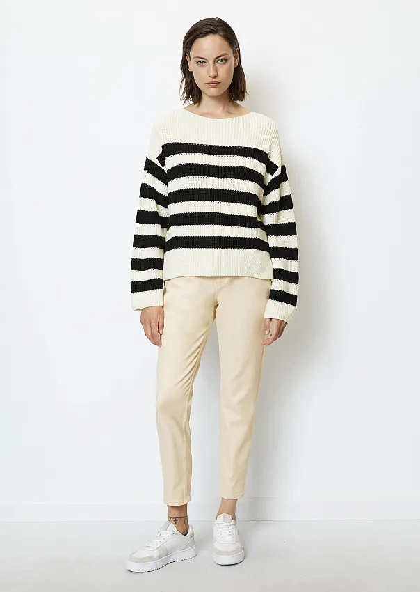 Джемпер в полоску из органического хлопка Marc o'Polo - фото 3