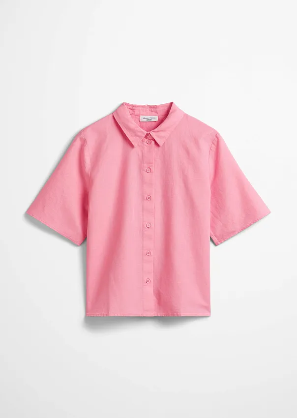 Рубашка изо льна и органического хлопка