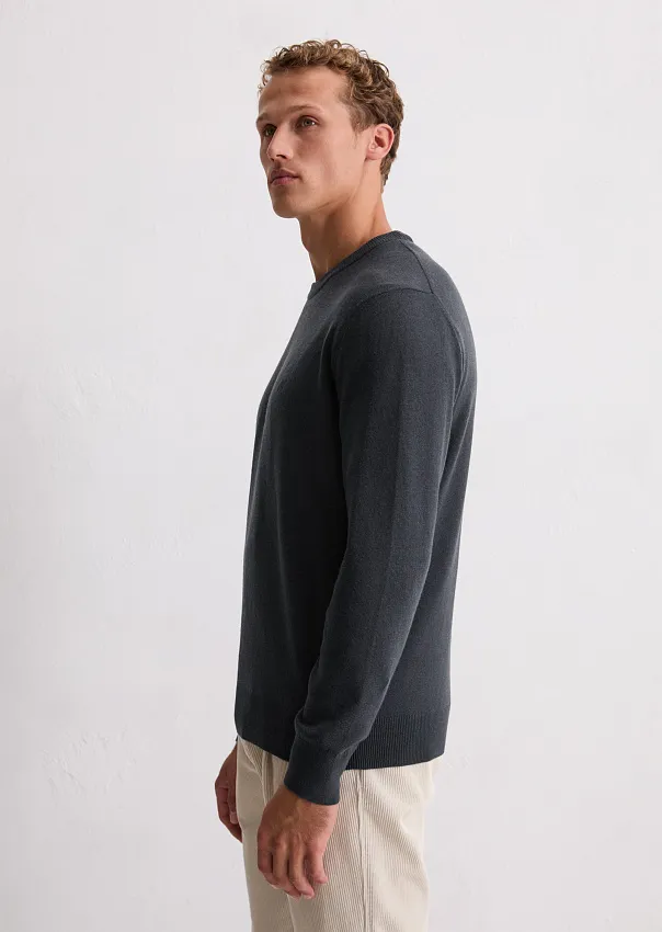 Джемпер с круглым вырезом из смеси хлопка и шерсти Marc o'Polo - фото 5