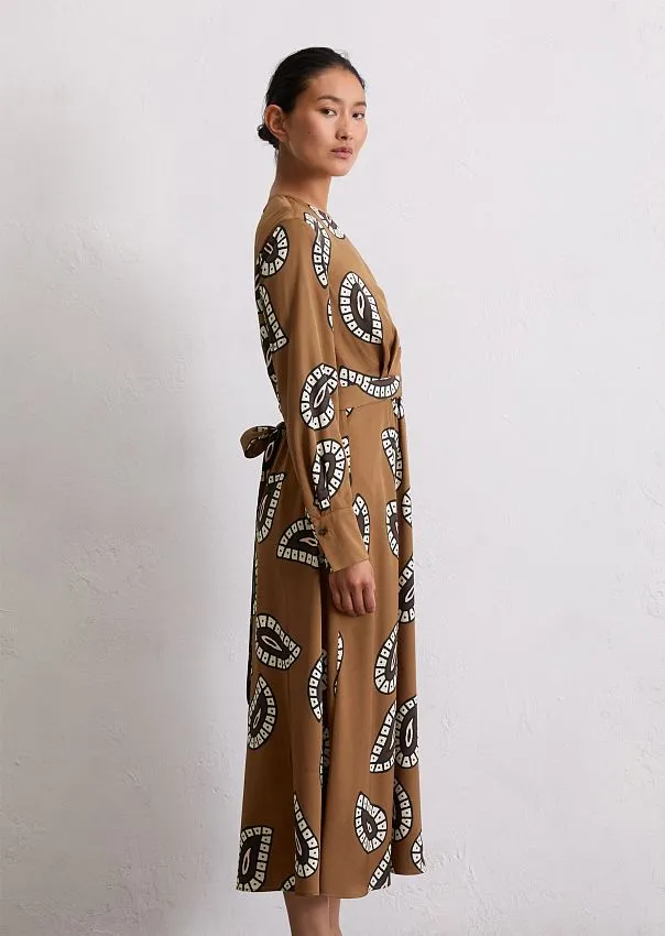 Платье-миди из чистой вискозы Marc o'Polo - фото 5