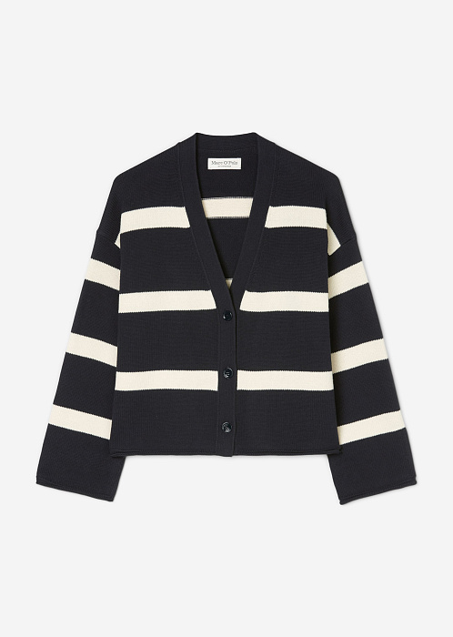 в полоску/темно-синий