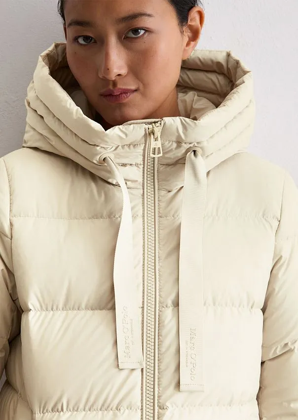 Пуховик с фиксированным капюшоном Marc o'Polo - фото 4