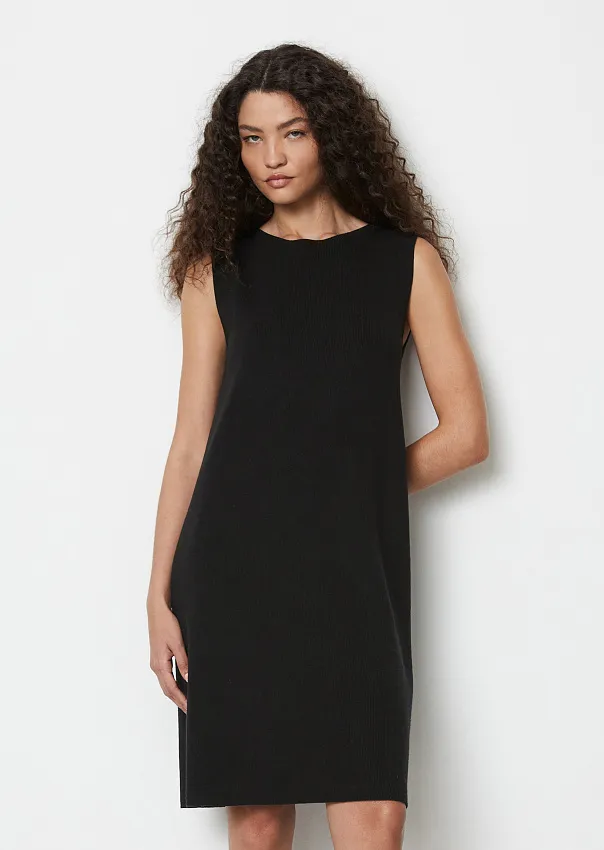 Трикотажное платье из смесового хлопка