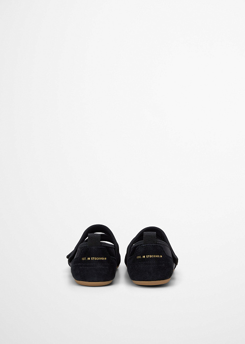 Балетки комбинированные 
