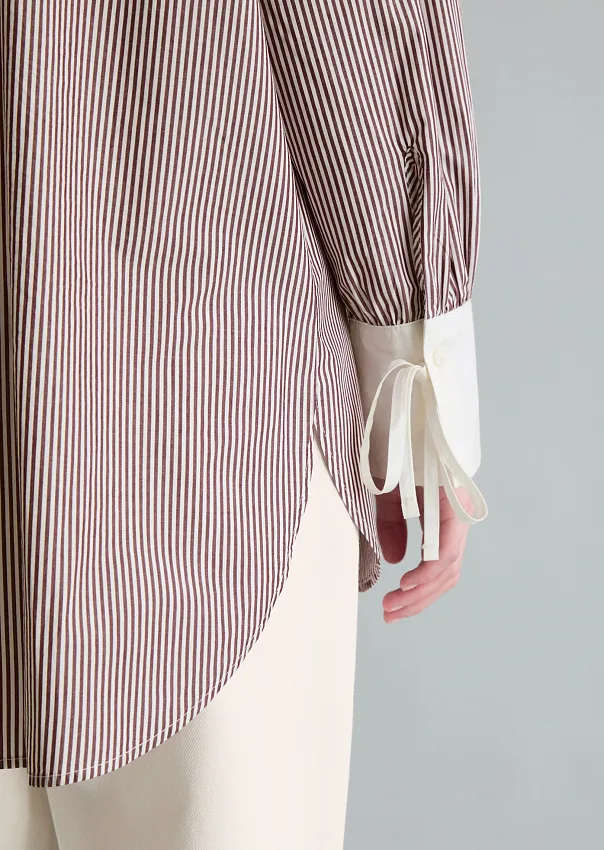 Рубашка из хлопкового поплина
