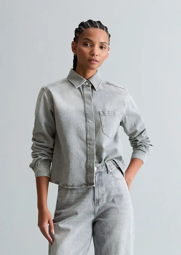 Рубашка из плотного денима Marc o'Polo - фото 3