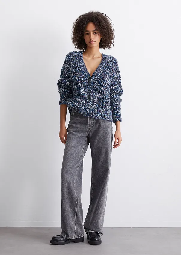 Кардиган из смесового хлопка