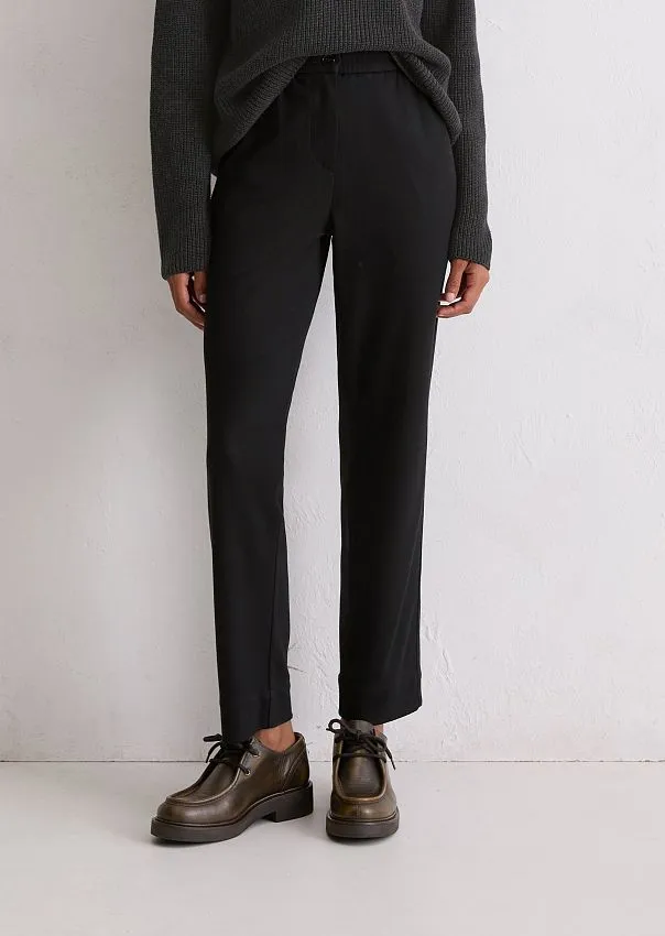 Трикотажные брюки из смесовой вискозы Marc o'Polo - фото 3