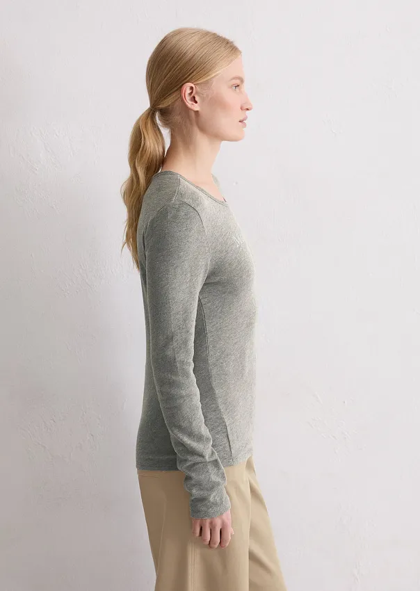 Лонгслив из органического хлопка