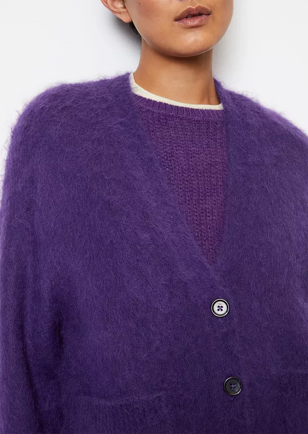 Кардиган из смесовой шерсти с мохером Marc o'Polo - фото 4