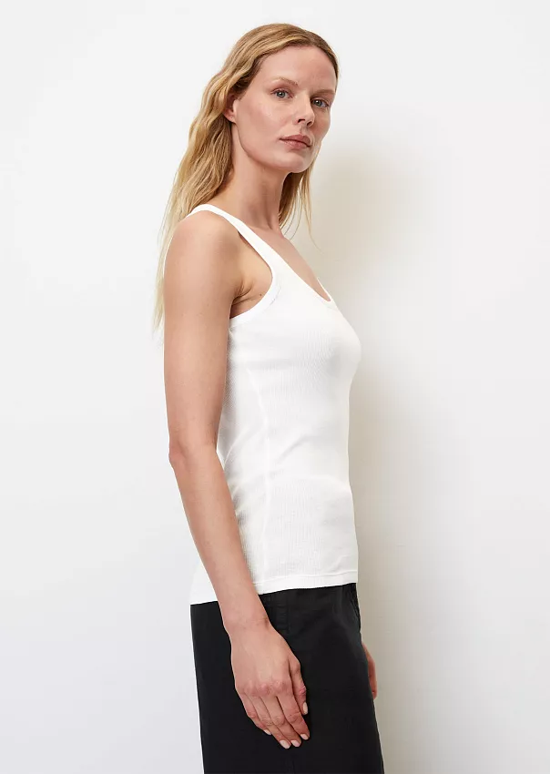 Майка в рубчик из джерси Marc o'Polo - фото 5