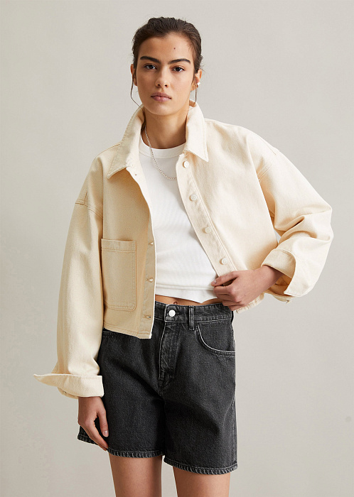 Куртка джинсовая из органического хлопка