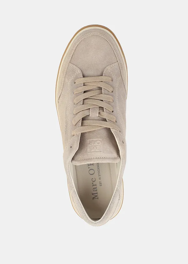 Кеды из натуральной замши