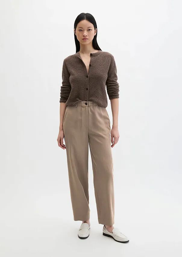 Кардиган из буклированной пряжи