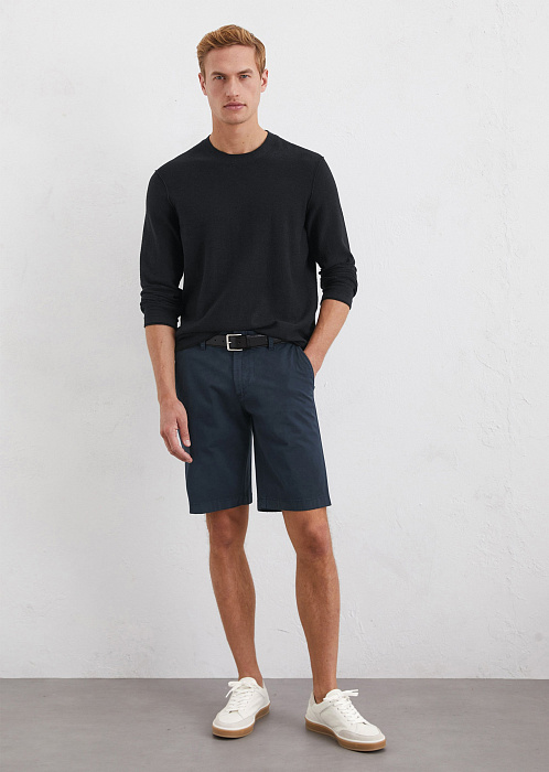 Шорты из смесового хлопка